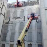 spalling repair on a historic building