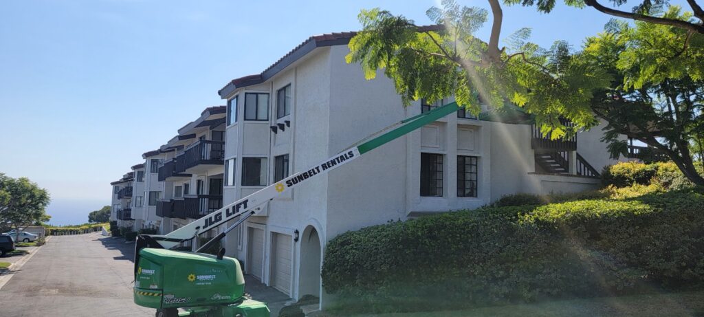 Painting the exterior of a homeowners association