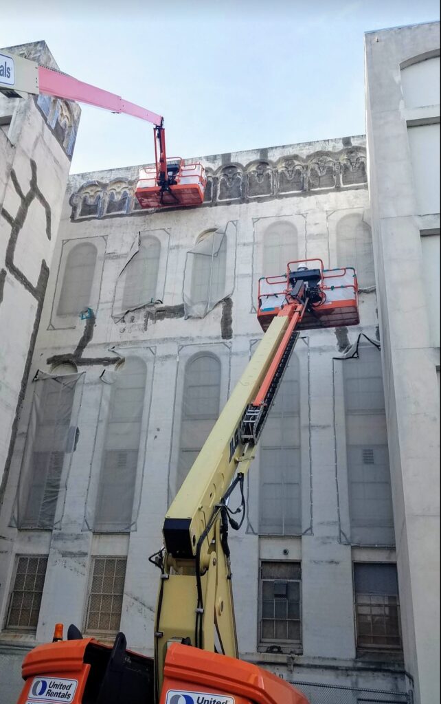 we paint and repair historic buildings