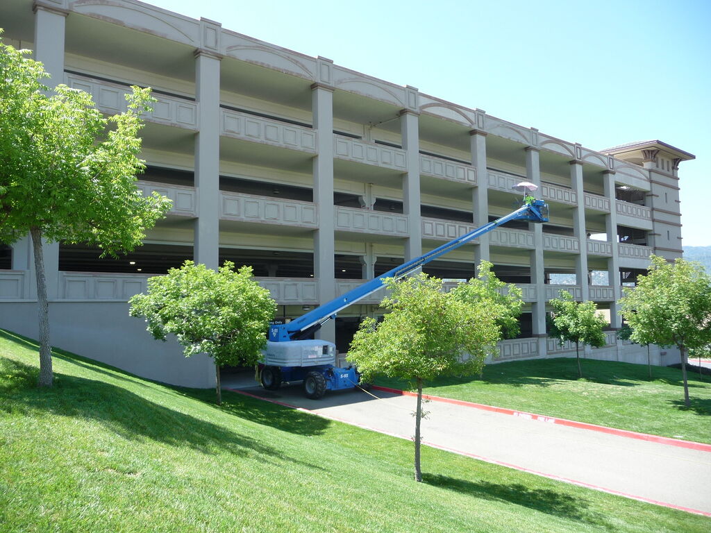 Commercial parking structure painters Los Angeles