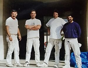 The Kaz Painting Contractors, Inc. crew in the 90s