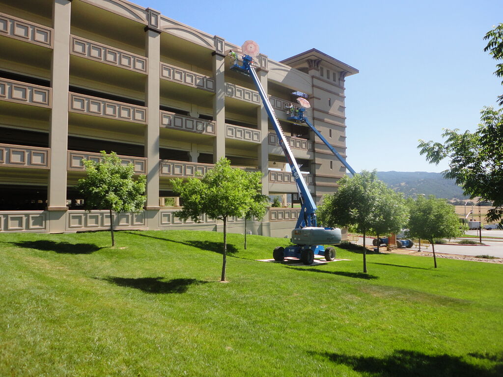 commercial parking structure painters